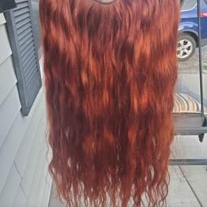 Hidden crown halo hair extension 18 inches